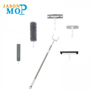 2021 Prodotti per la pulizia multifunzione Combinazione Finestra Scraping Pavimento Sweep Hanger Asta Dust Duster